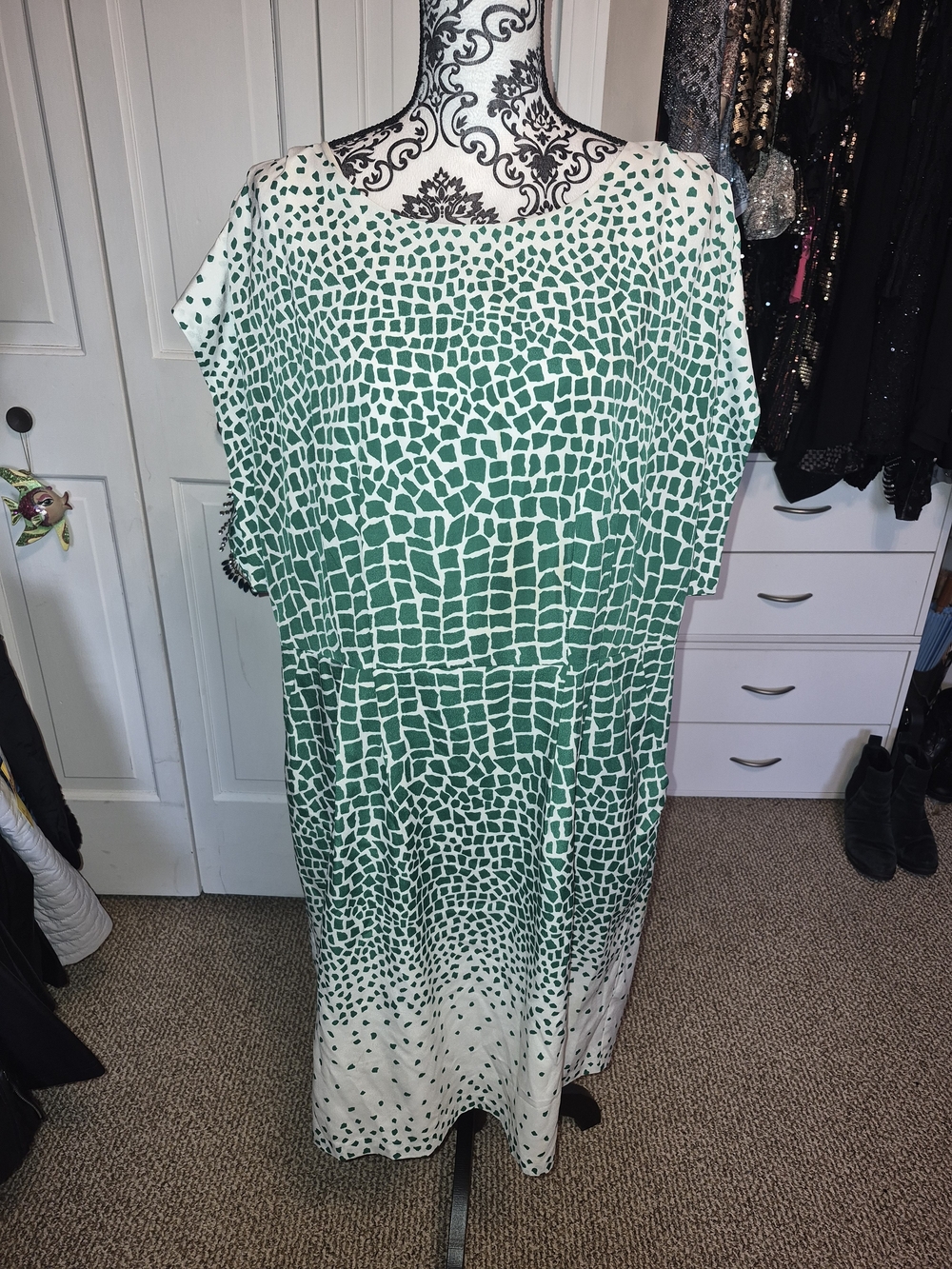Eliza J Green Patterned Women’s Dress - 16W